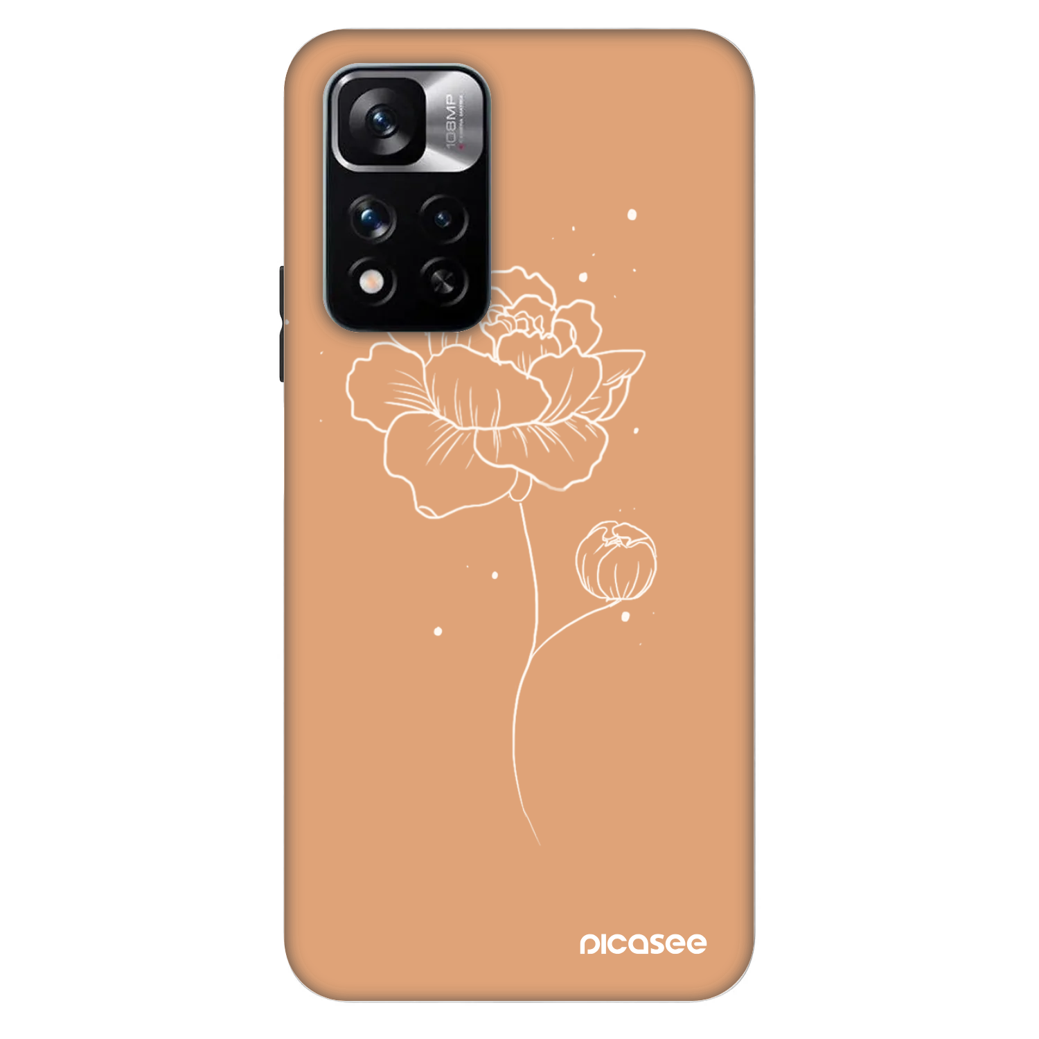 Picasee Fashion Case pre Xiaomi Redmi Note 11 Pro 5G - Peonies