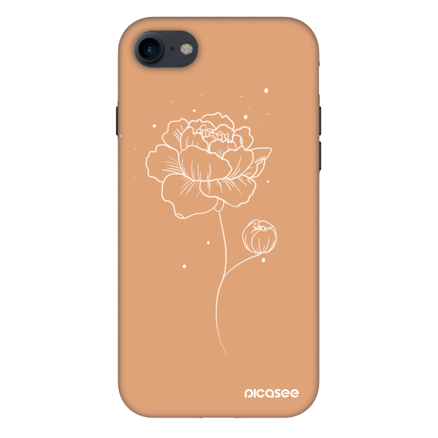Picasee Fashion Case pre Apple iPhone SE 2020 - Peonies
