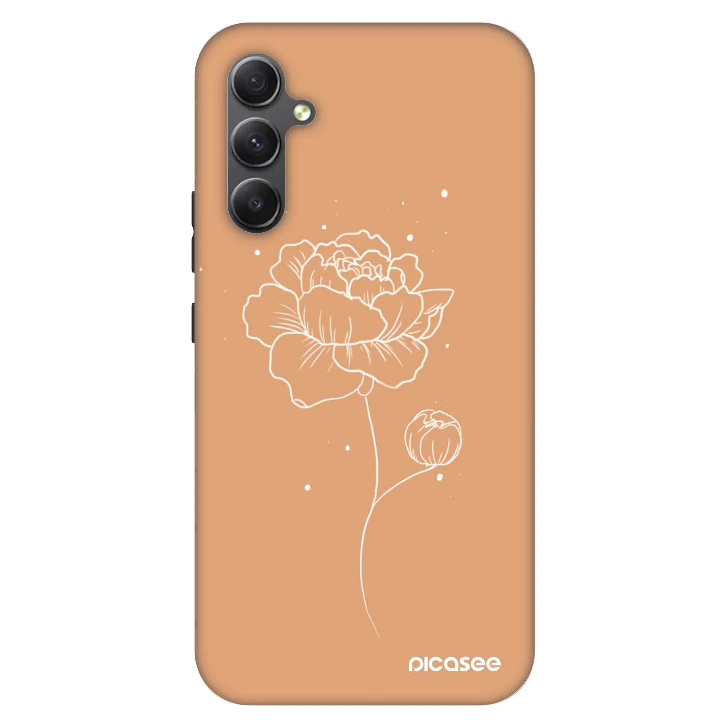 Picasee Fashion Case pre Samsung Galaxy A34 5G A346B - Peonies