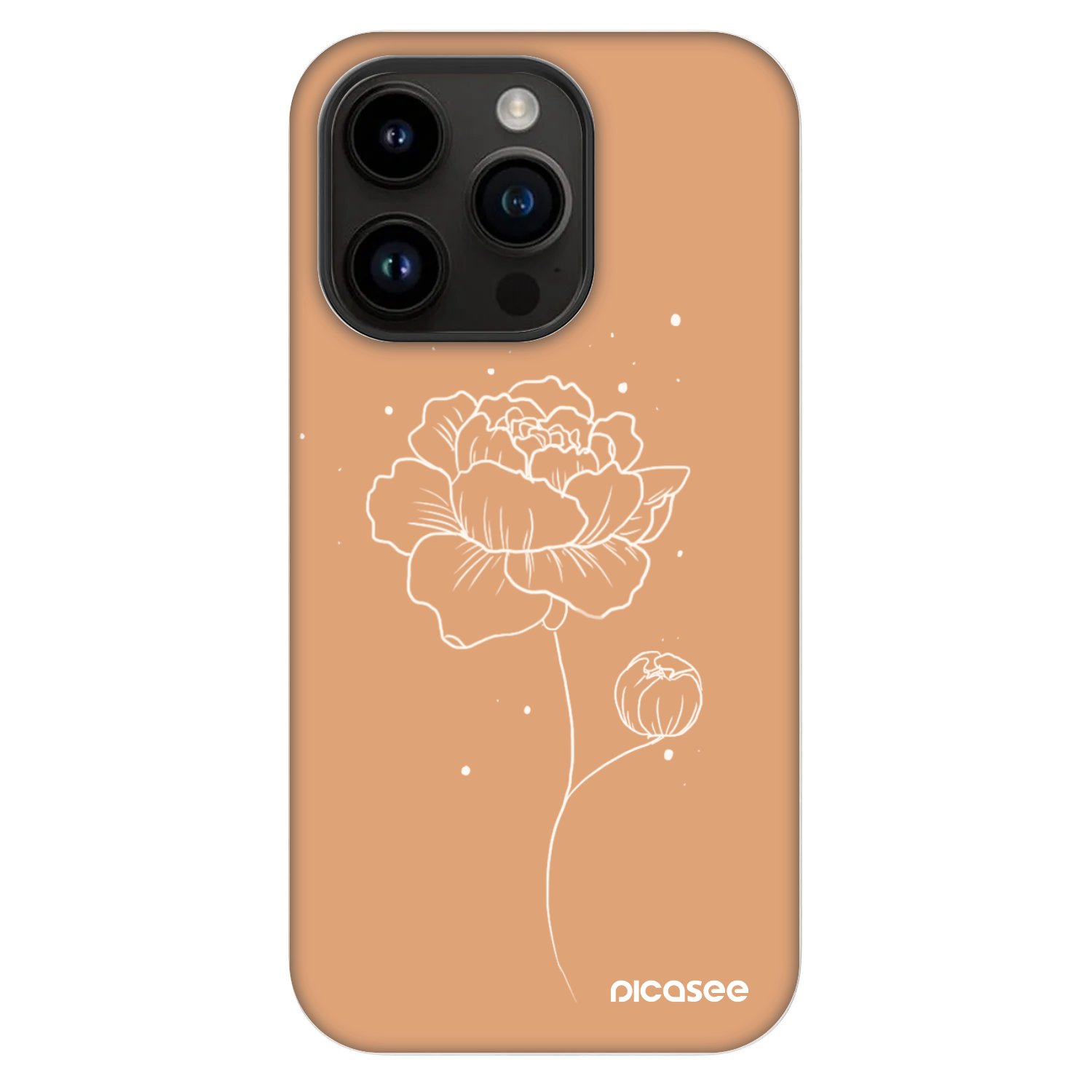 Picasee Fashion Case MagSafe pre Apple iPhone 14 Pro - Peonies