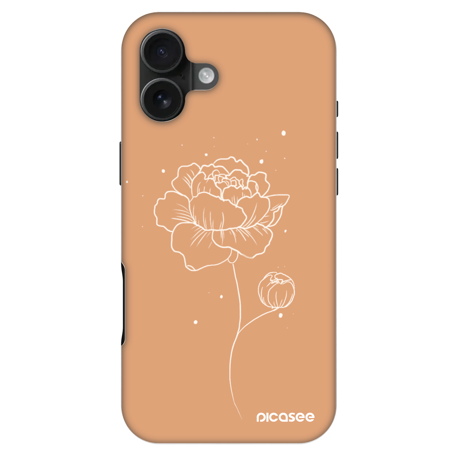 Picasee Fashion Case MagSafe pre Apple iPhone 16 Plus - Peonies