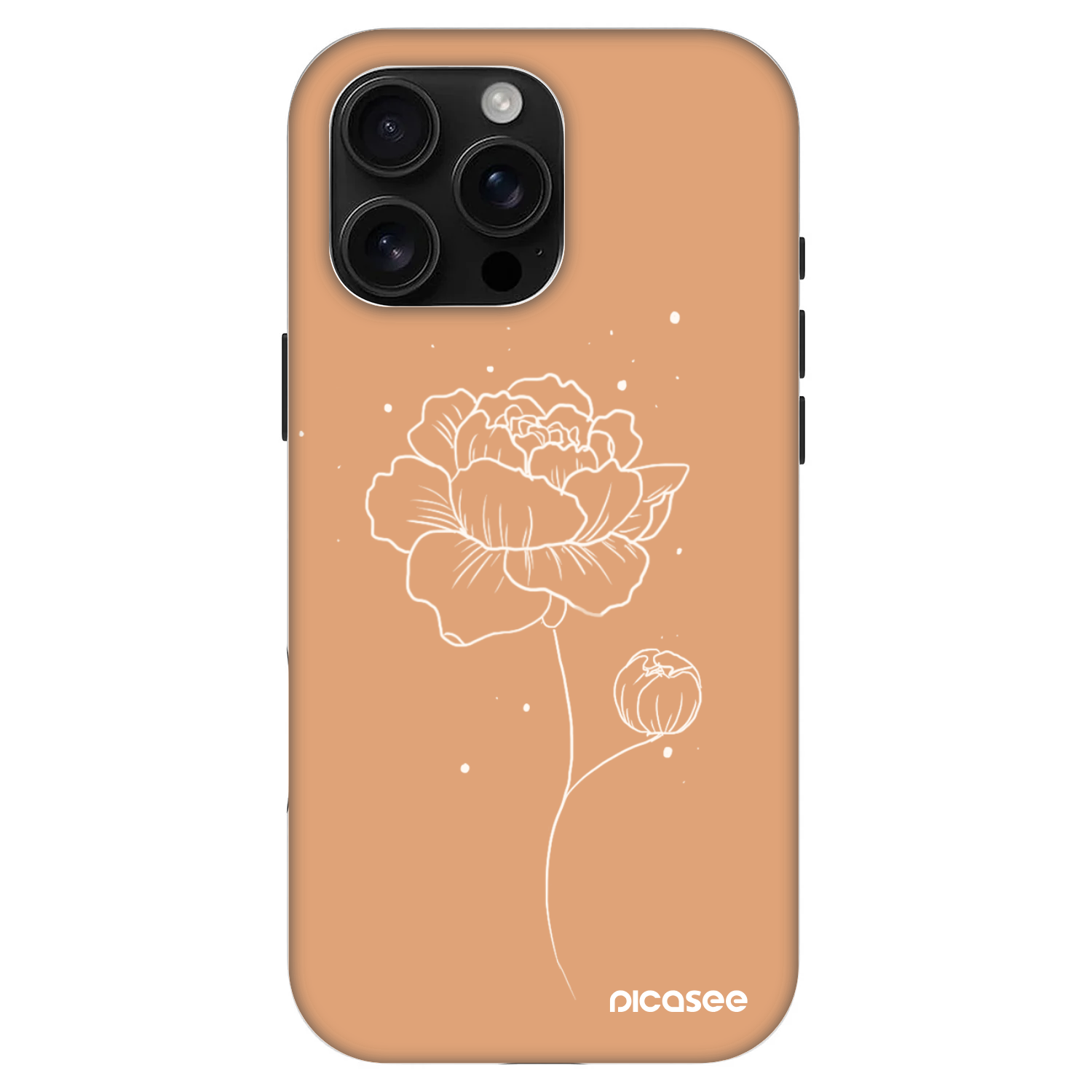 Picasee Fashion Case MagSafe pre Apple iPhone 16 Pro Max - Peonies