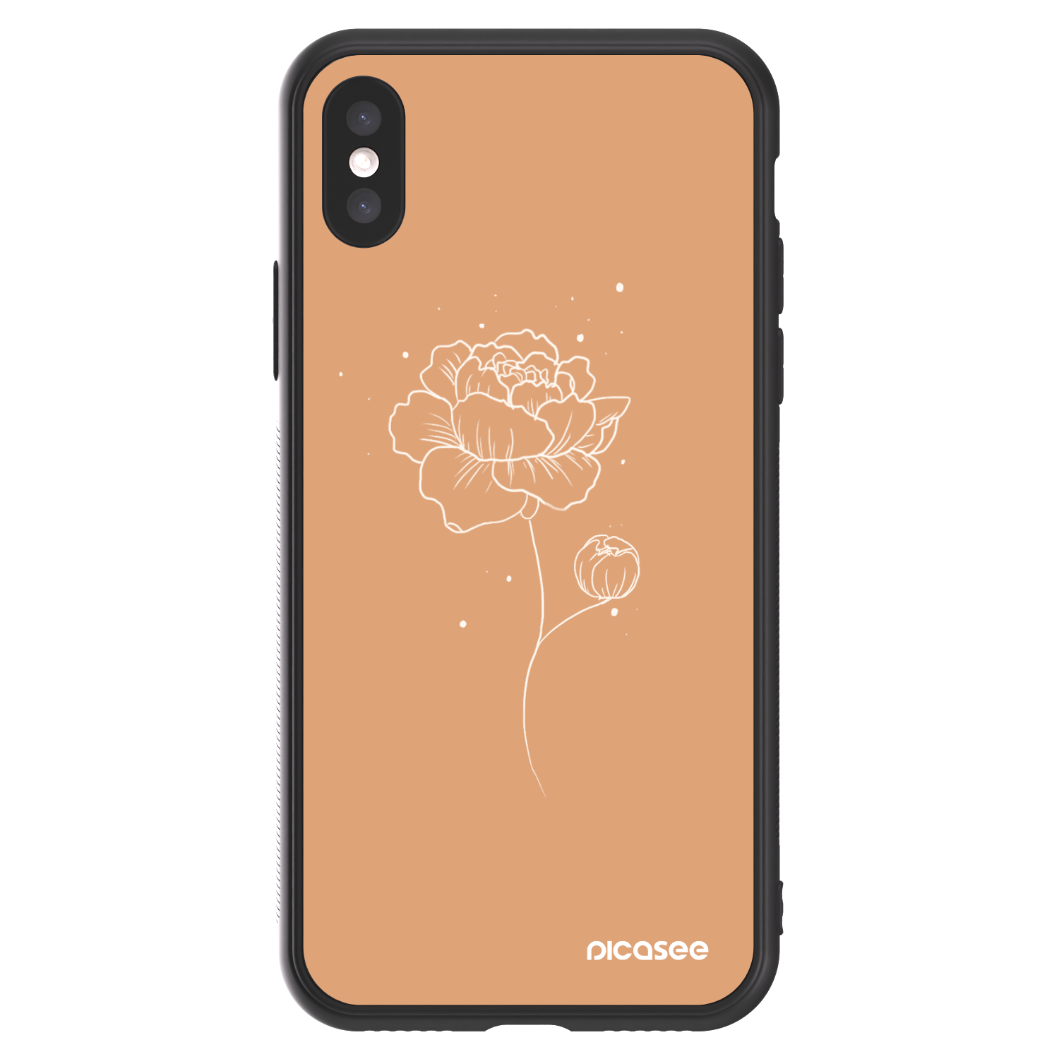 Picasee ULTIMATE CASE pro Apple iPhone X/XS - Peonies