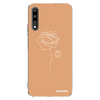 Picasee silikónový prehľadný obal pre Honor 9X Pro - Peonies