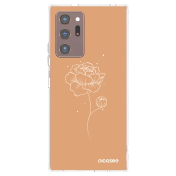 Picasee silikónový prehľadný obal pre Samsung Galaxy Note 20 Ultra - Peonies