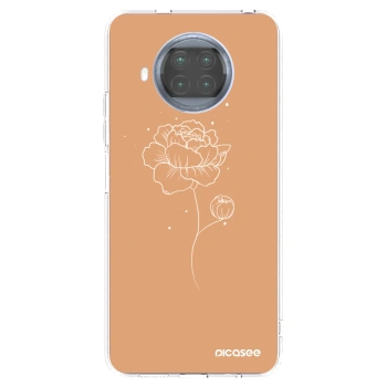 Picasee silikónový prehľadný obal pre Xiaomi Mi 10T Lite - Peonies