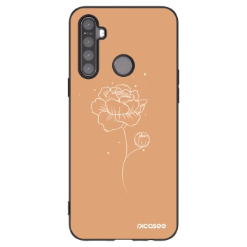 Picasee silikónový čierny obal pre Realme 6i - Peonies