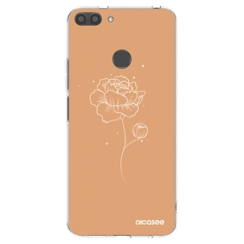 Picasee silikónový prehľadný obal pre Huawei P Smart - Peonies