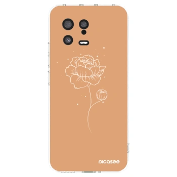 Picasee silikónový prehľadný obal pre Xiaomi 13 - Peonies