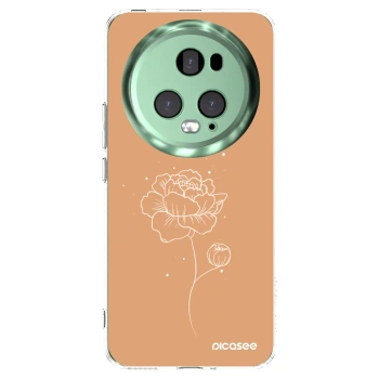 Picasee silikónový prehľadný obal pre Honor Magic5 Pro - Peonies