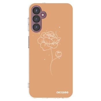Picasee silikónový prehľadný obal pre Samsung Galaxy A05s A057G - Peonies