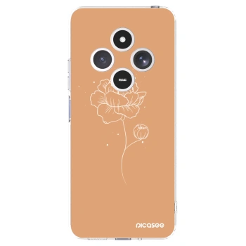 Picasee silikónový prehľadný obal pre Xiaomi Redmi 14C - Peonies