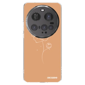 Picasee silikónový prehľadný obal pre Xiaomi 15 Ultra - Peonies