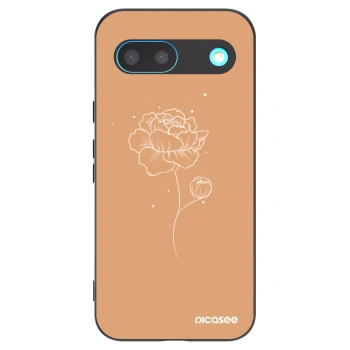 Picasee silikónový čierny obal pre Google Pixel 8 - Peonies