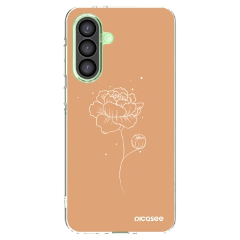 Picasee silikónový prehľadný obal pre Samsung Galaxy A26 5G A266B - Peonies