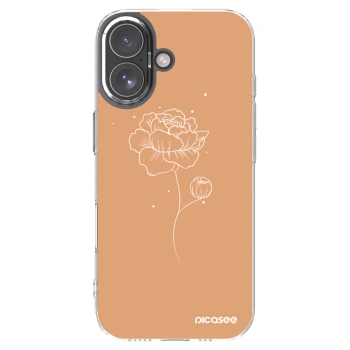 Picasee silikónový prehľadný obal pre Apple iPhone 17 - Peonies