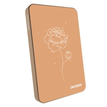 Powerbanka s MagSafe 5 000 mAh Zlatá - Peonies
