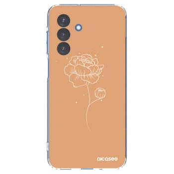 Picasee silikónový prehľadný obal pre Samsung Galaxy A17 5G - Peonies