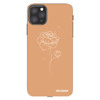 Picasee silikónový prehľadný obal pre Apple iPhone 11 Pro Max - Peonies