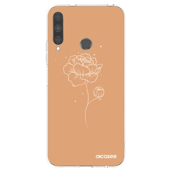 Picasee silikónový prehľadný obal pre Huawei P40 Lite E - Peonies