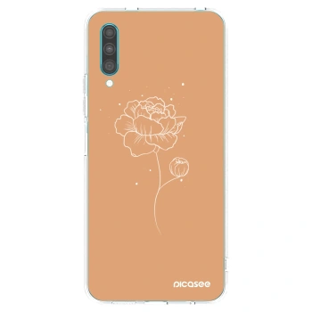 Picasee silikónový prehľadný obal pre Samsung Galaxy A30s A307F - Peonies