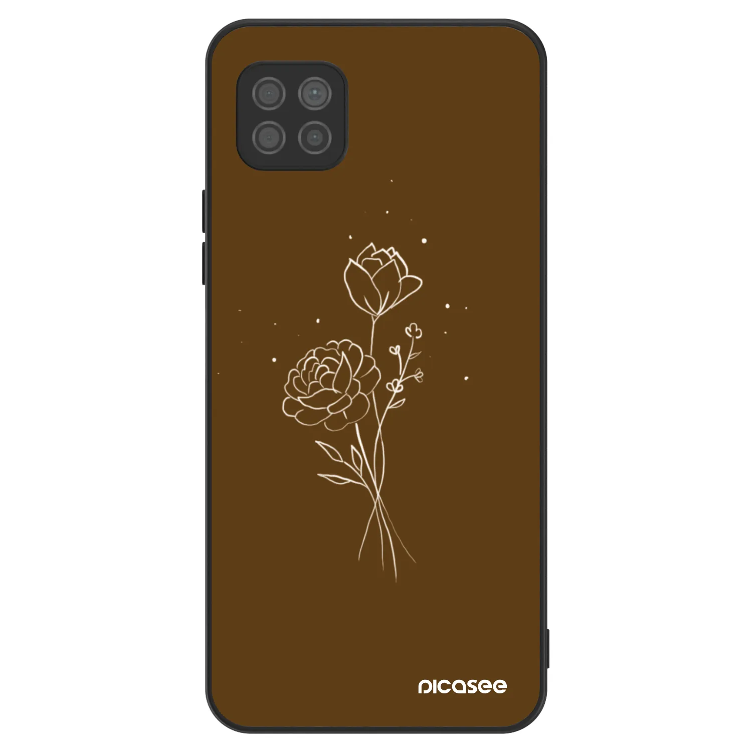 Picasee ULTIMATE CASE pro Huawei P40 Lite - Brown flowers