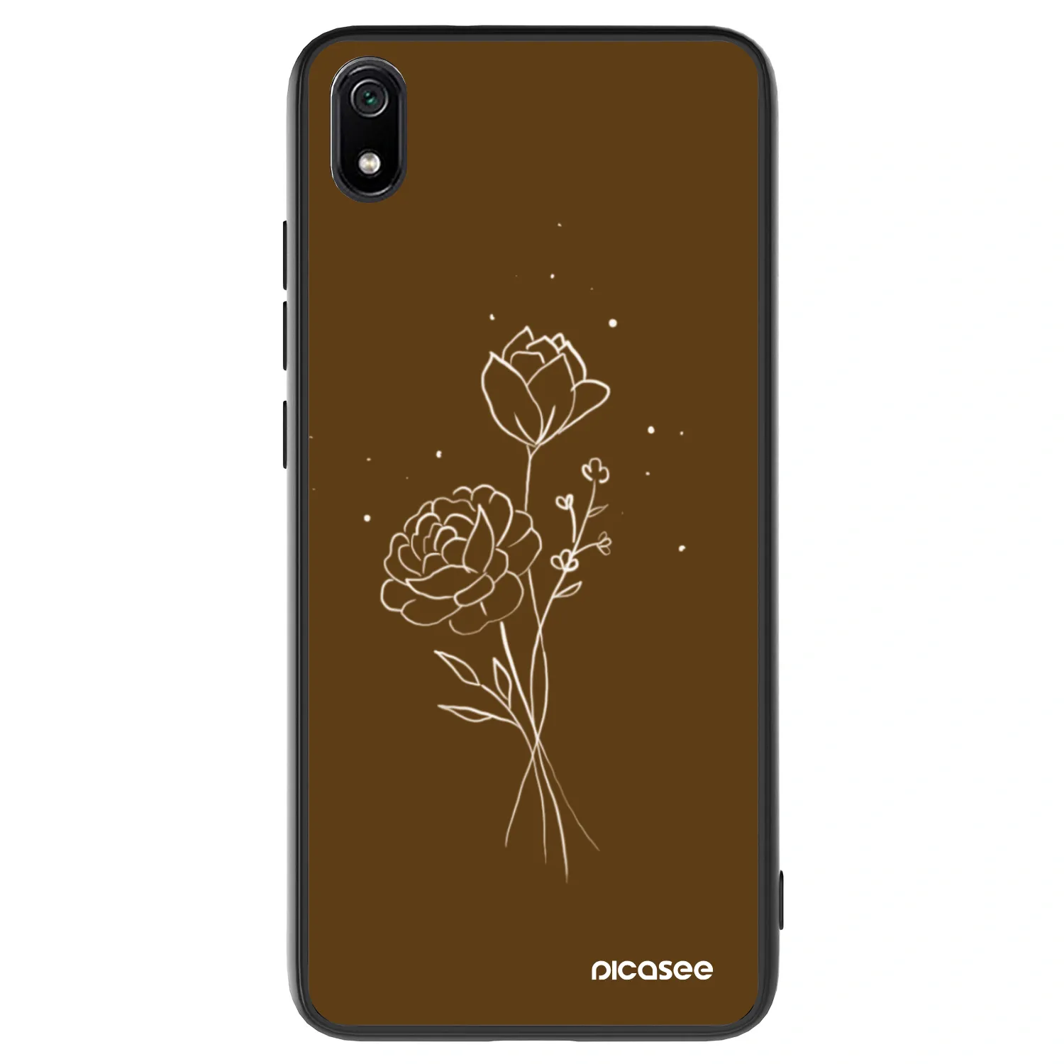 Picasee ULTIMATE CASE pro Xiaomi Redmi 7A - Brown flowers