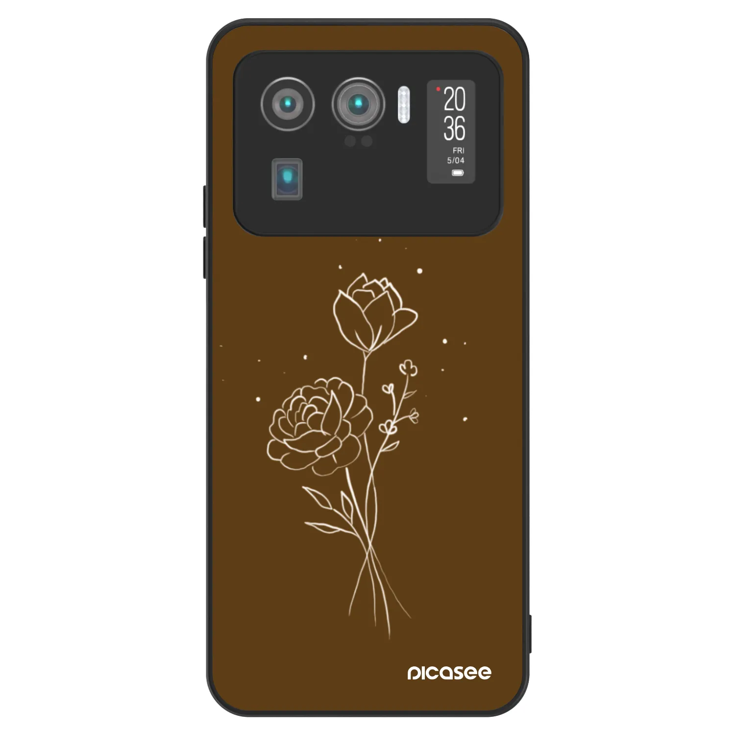 Picasee ULTIMATE CASE pro Xiaomi Mi 11 Ultra - Brown flowers