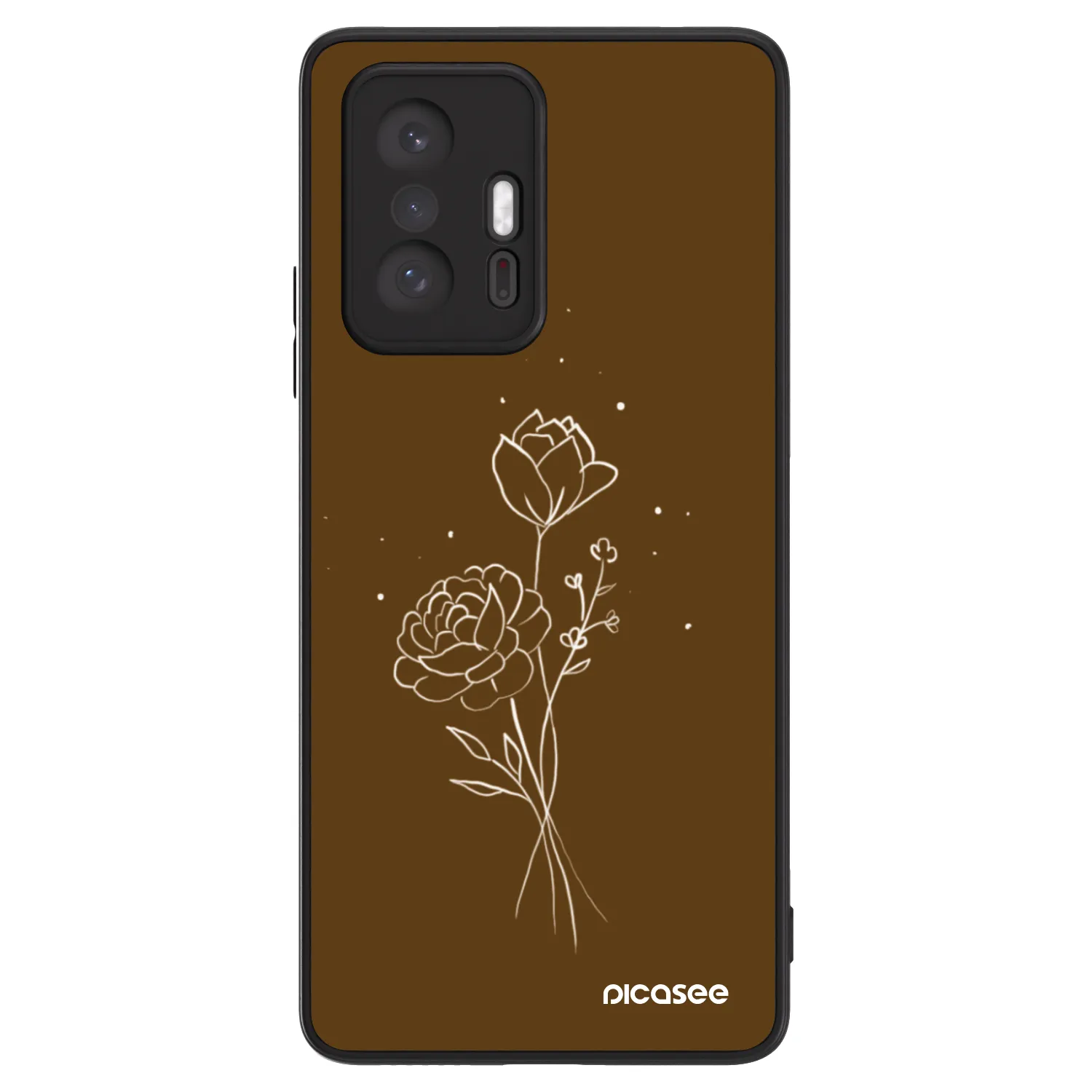 Picasee ULTIMATE CASE pro Xiaomi 11T Pro - Brown flowers