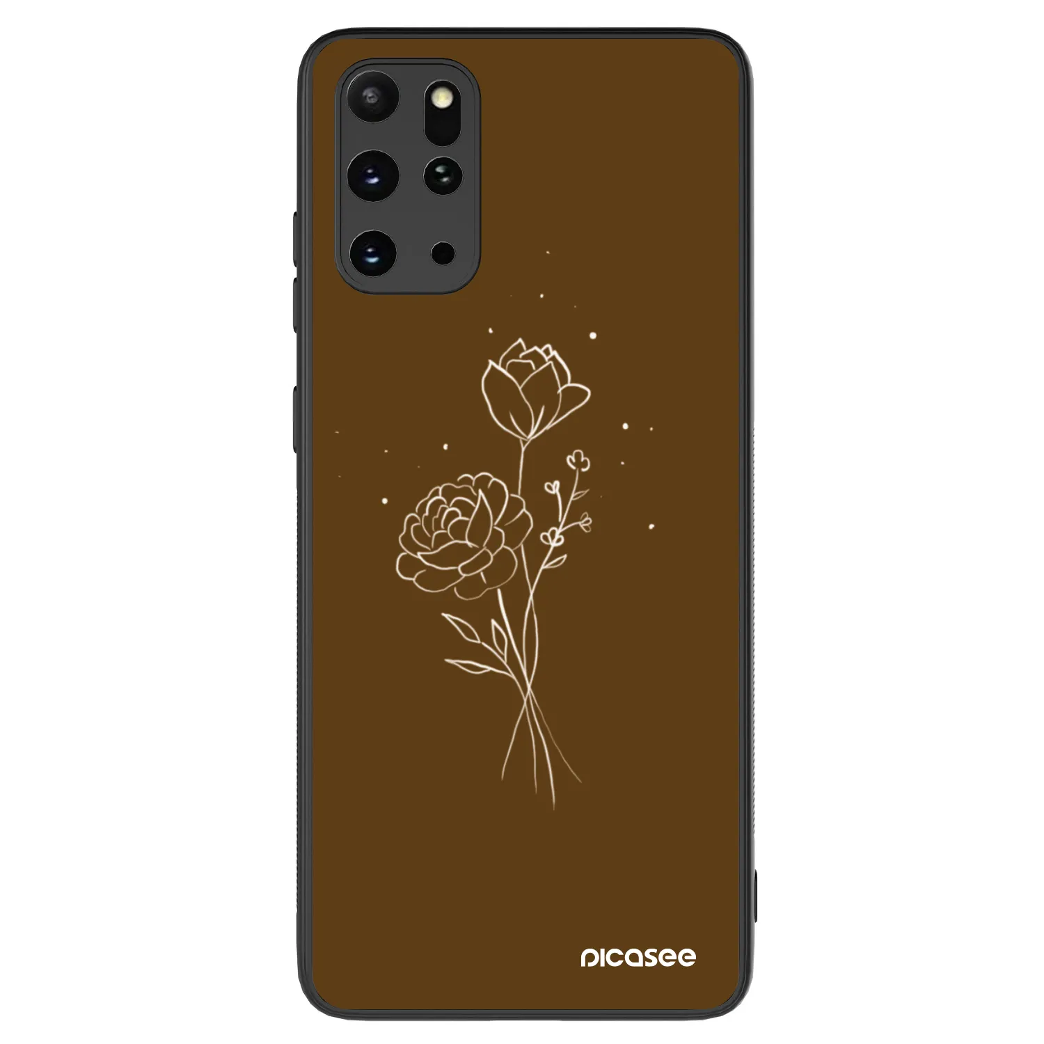 Picasee ULTIMATE CASE pro Samsung Galaxy S20+ G985F - Brown flowers