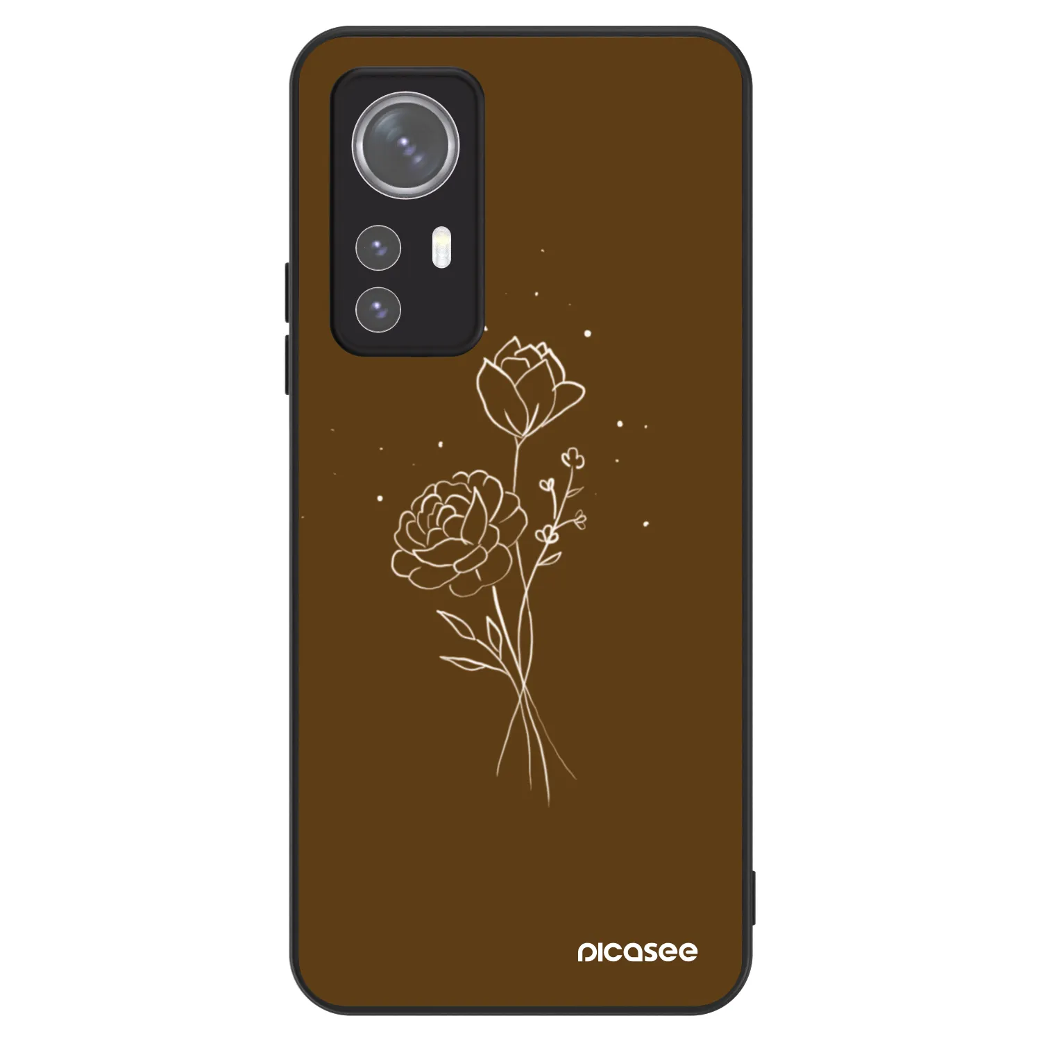 Picasee ULTIMATE CASE pro Xiaomi 12X - Brown flowers