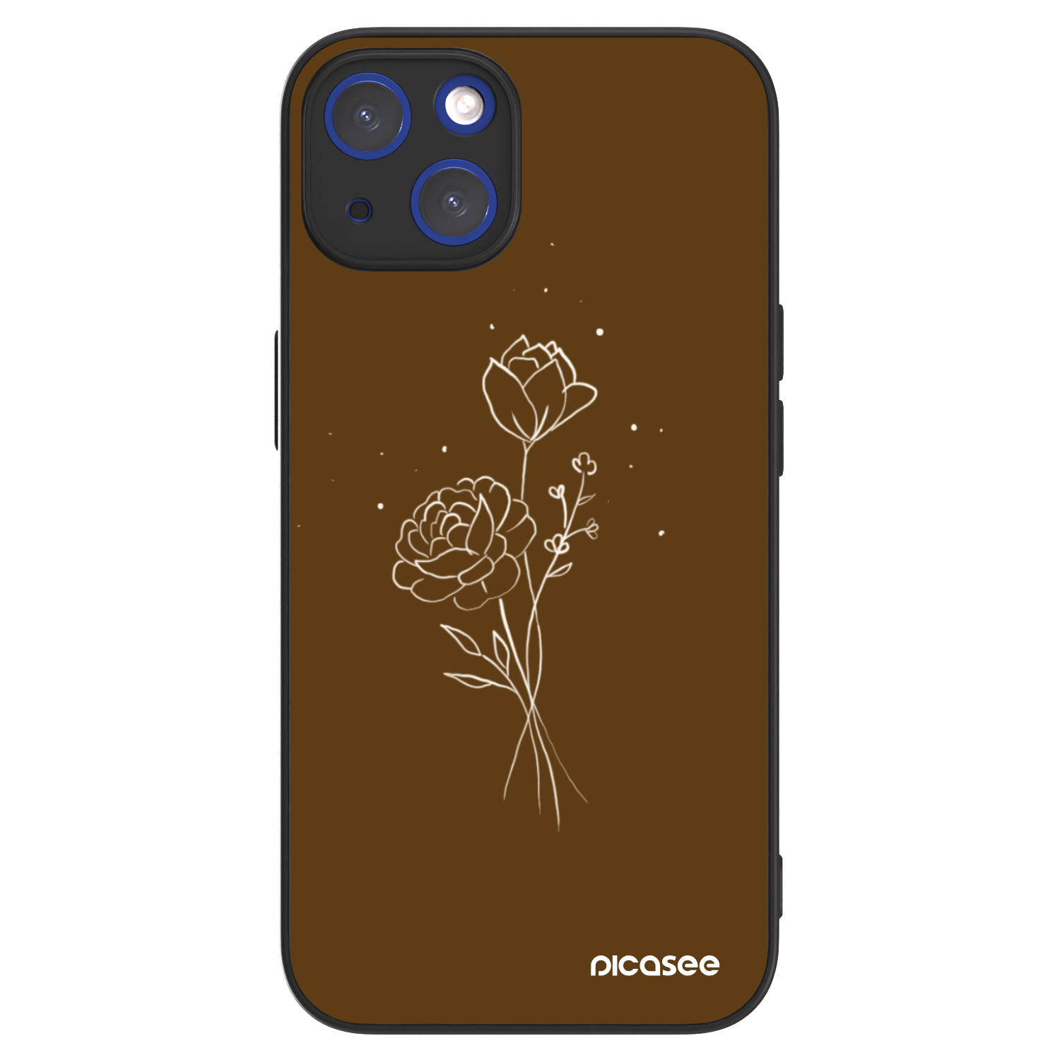 ULTIMATE CASE MagSafe pro Apple iPhone 14 - Brown flowers