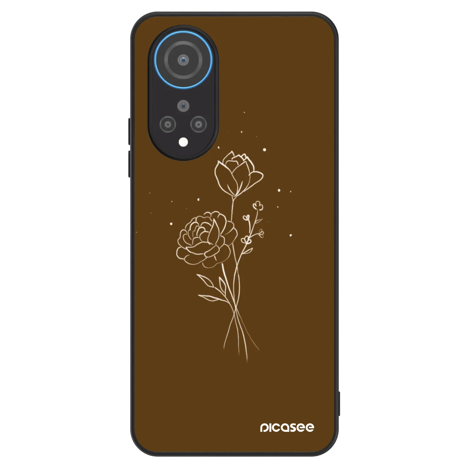 Picasee ULTIMATE CASE pro Honor X7 - Brown flowers