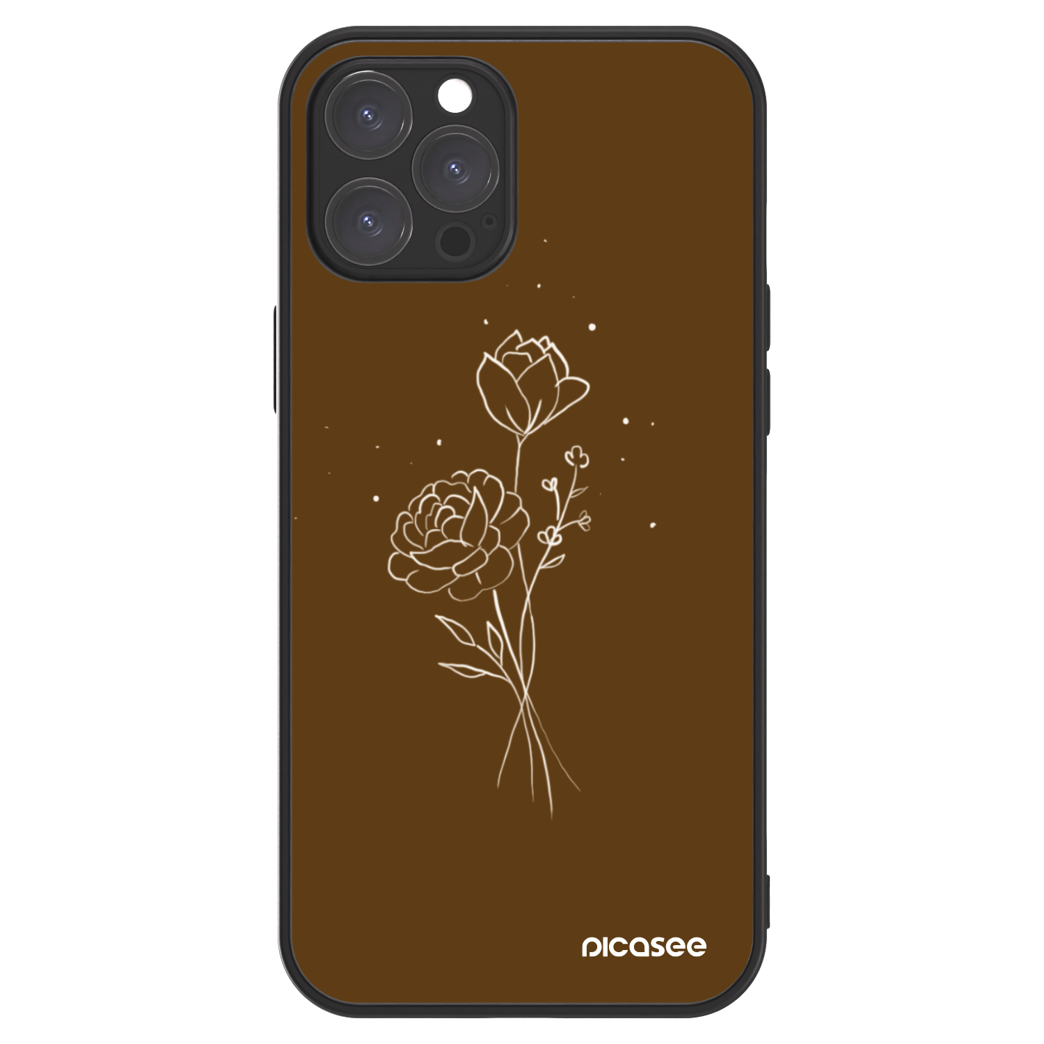 ULTIMATE CASE MagSafe pro Apple iPhone 12 Pro Max - Brown flowers