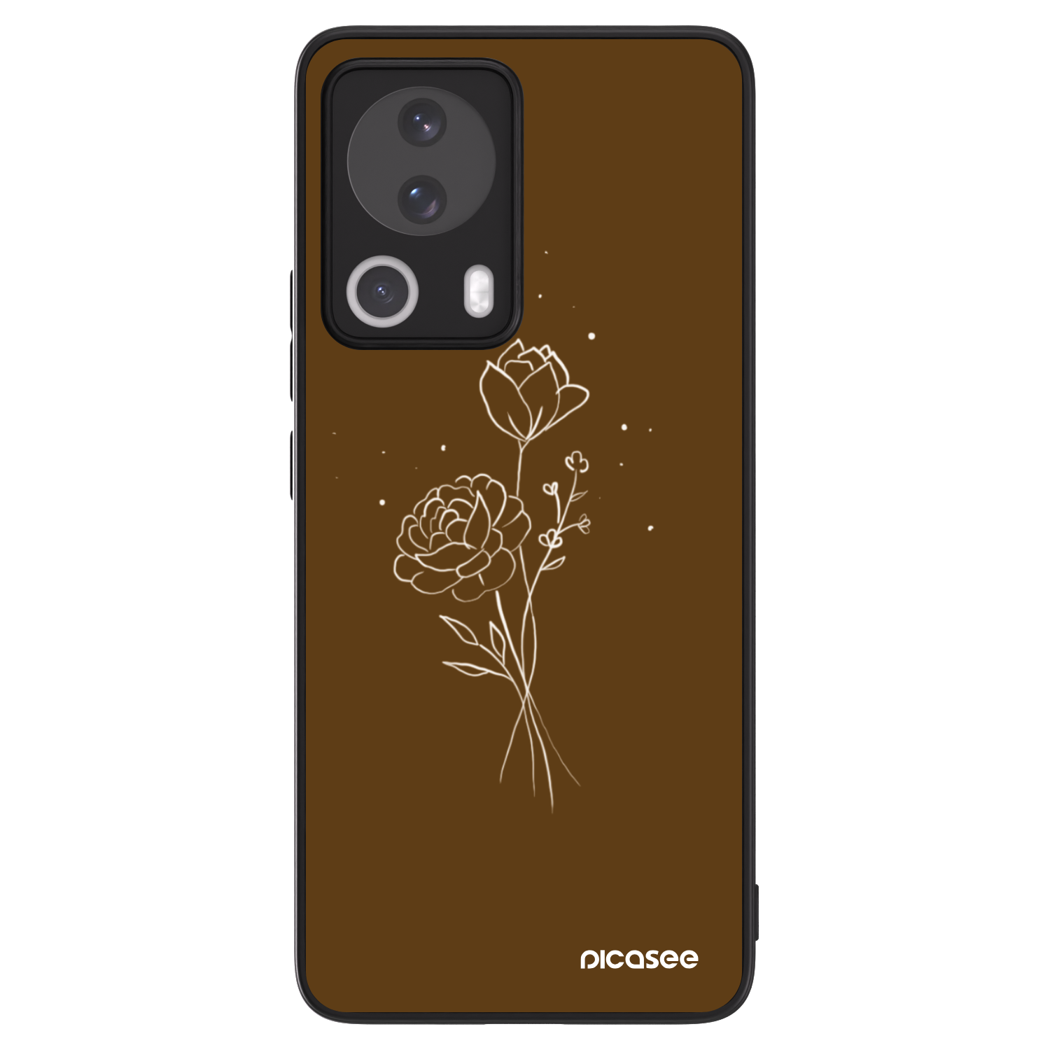 Picasee ULTIMATE CASE pro Xiaomi 13 Lite - Brown flowers