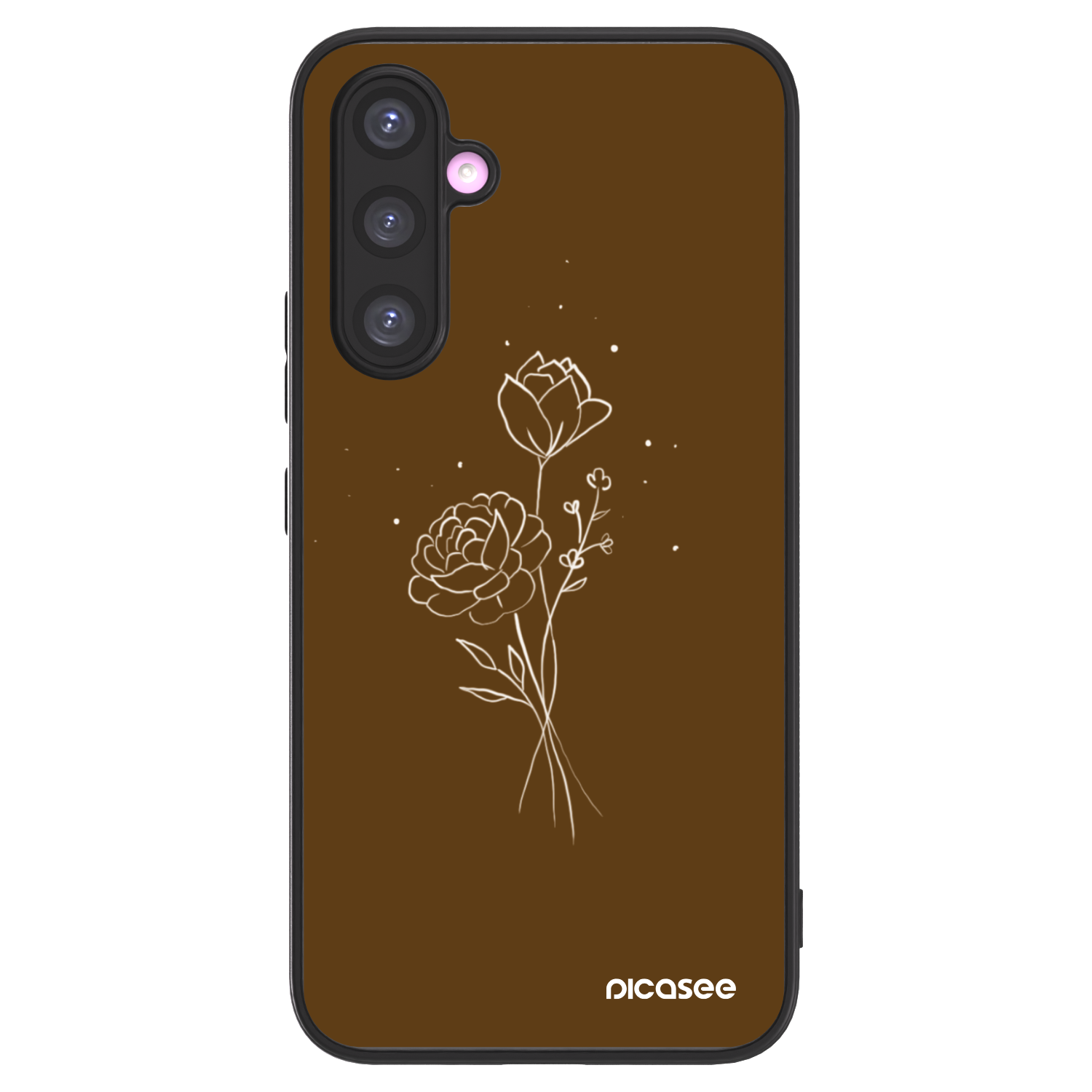 Picasee ULTIMATE CASE pro Samsung Galaxy A54 5G A546B - Brown flowers