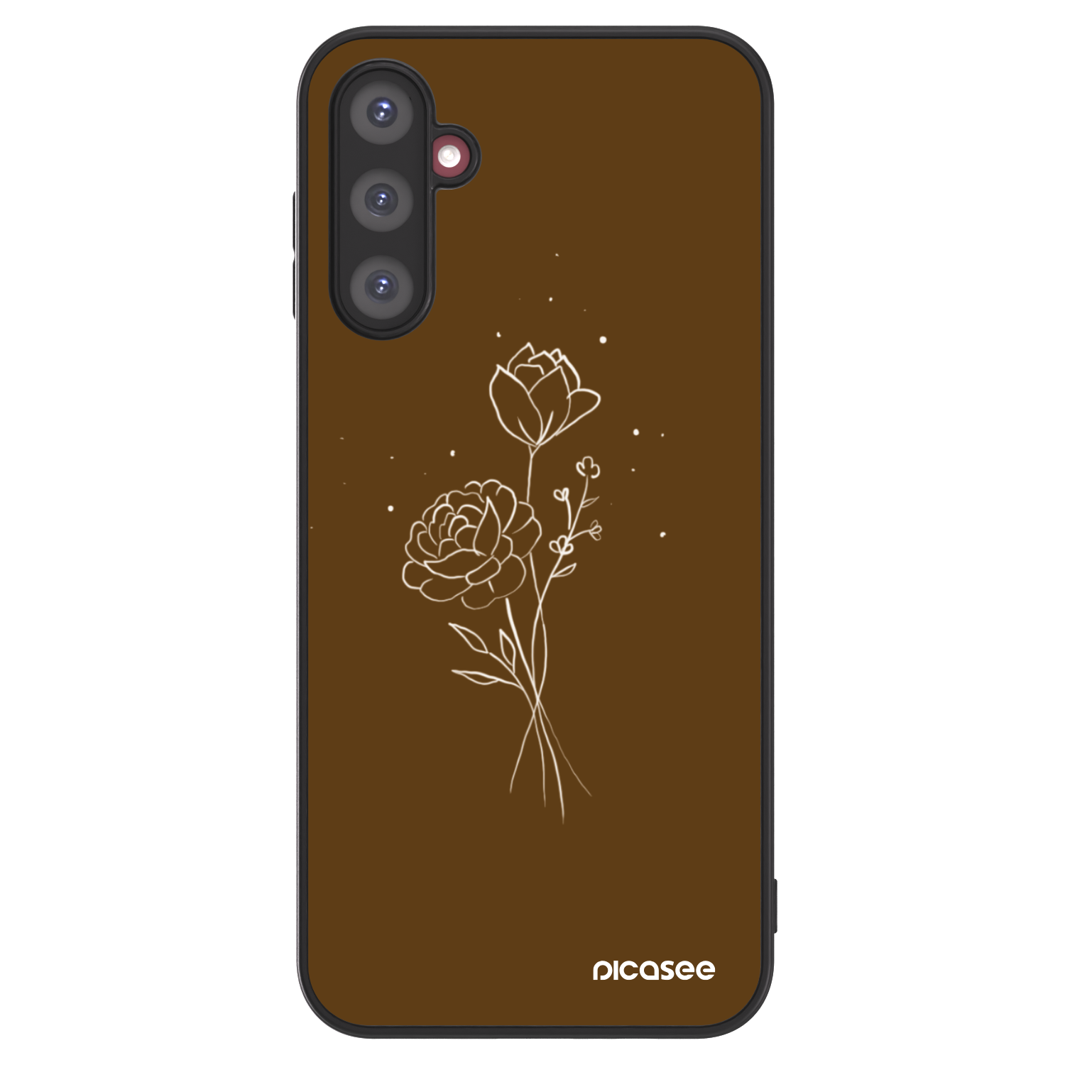 Picasee ULTIMATE CASE pro Samsung Galaxy A14 5G A146P - Brown flowers