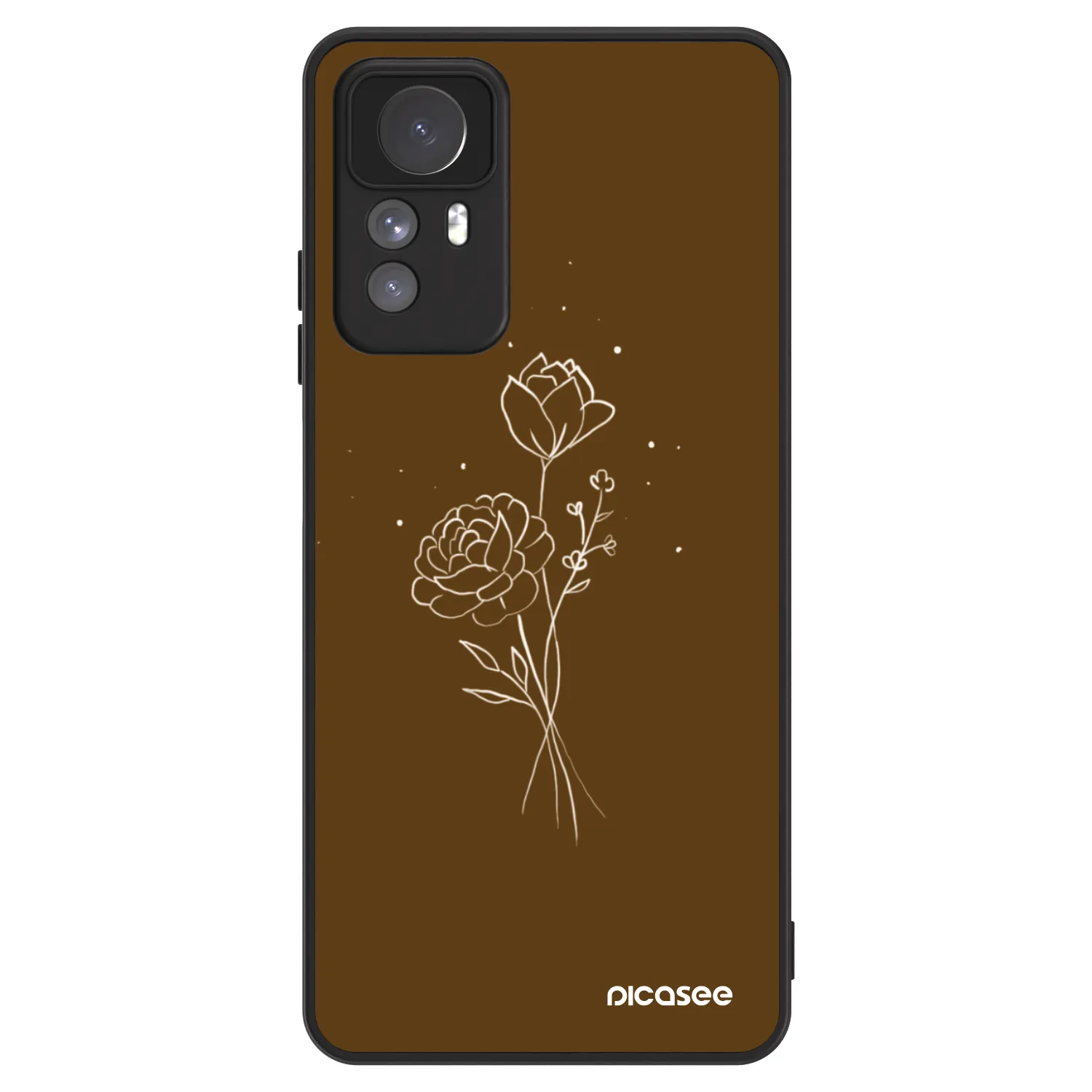 Picasee ULTIMATE CASE pro Xiaomi Redmi Note 12S - Brown flowers