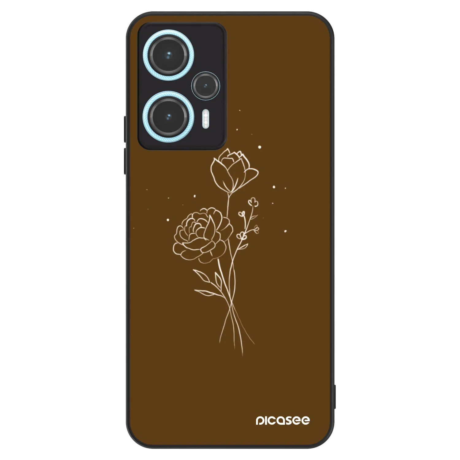 Picasee ULTIMATE CASE pro Xiaomi Poco F5 - Brown flowers