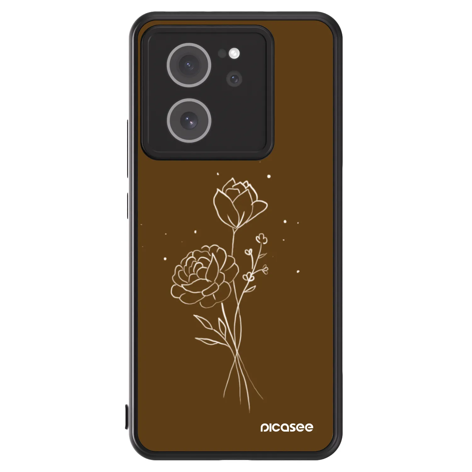 Picasee ULTIMATE CASE pro Xiaomi 13T Pro - Brown flowers