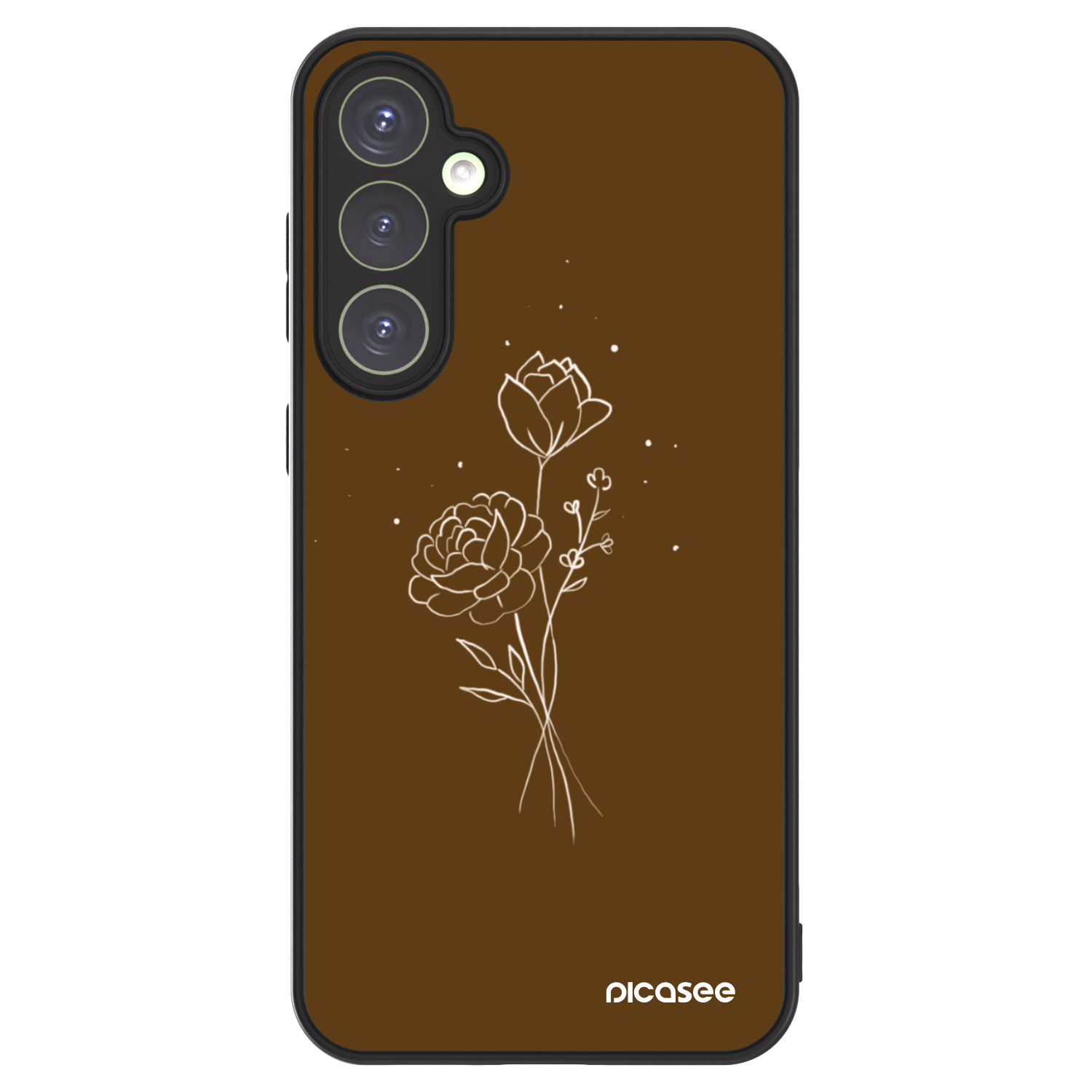 Picasee ULTIMATE CASE pro Samsung Galaxy S23 FE S711B - Brown flowers