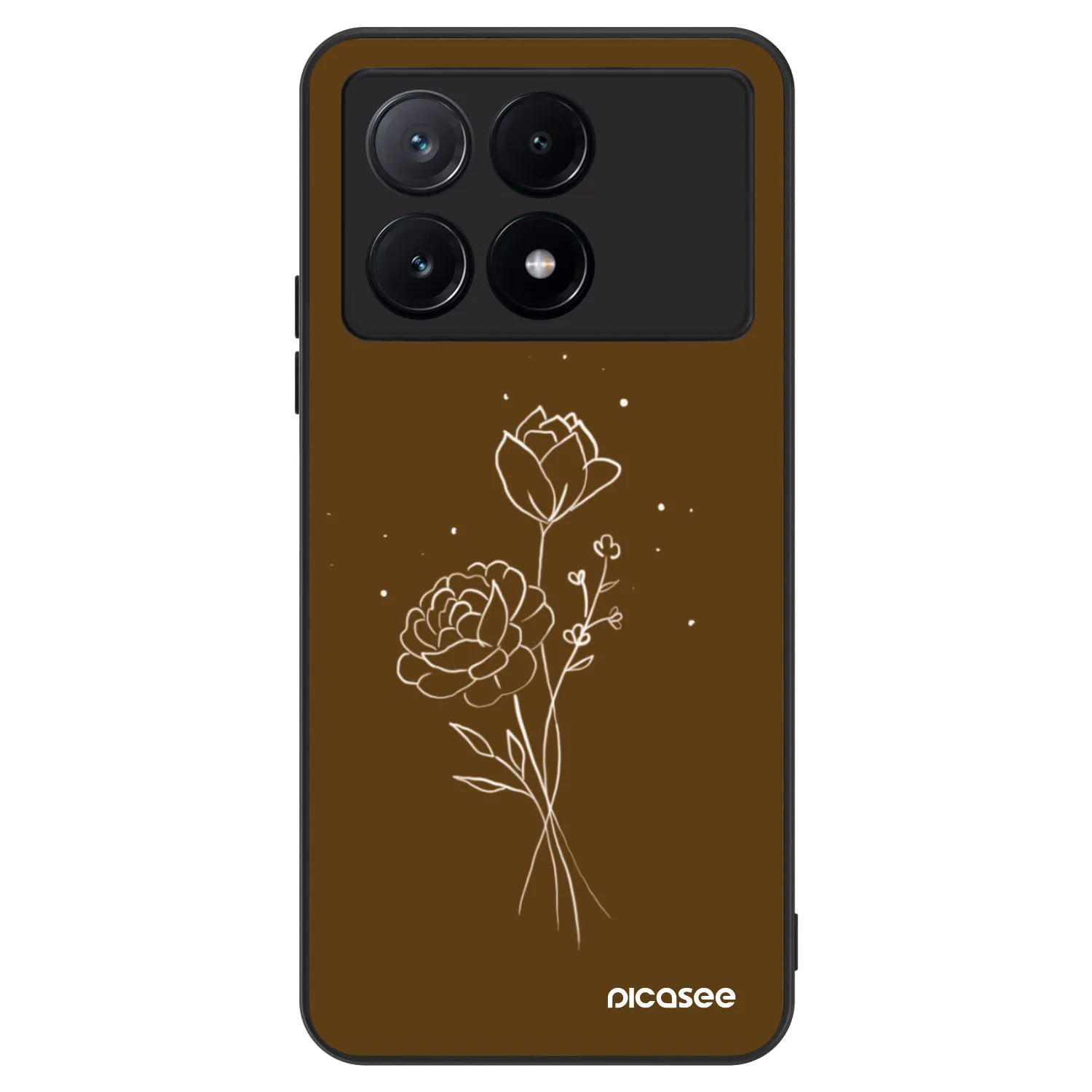 Picasee ULTIMATE CASE pro Xiaomi Poco X6 Pro - Brown flowers