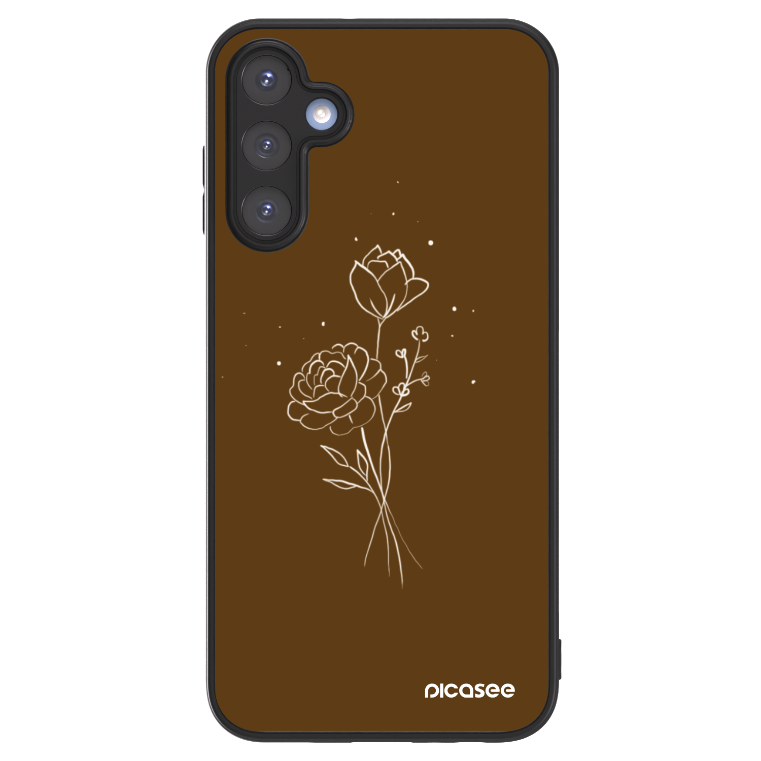 Picasee ULTIMATE CASE pro Samsung Galaxy A15 A156B 5G - Brown flowers