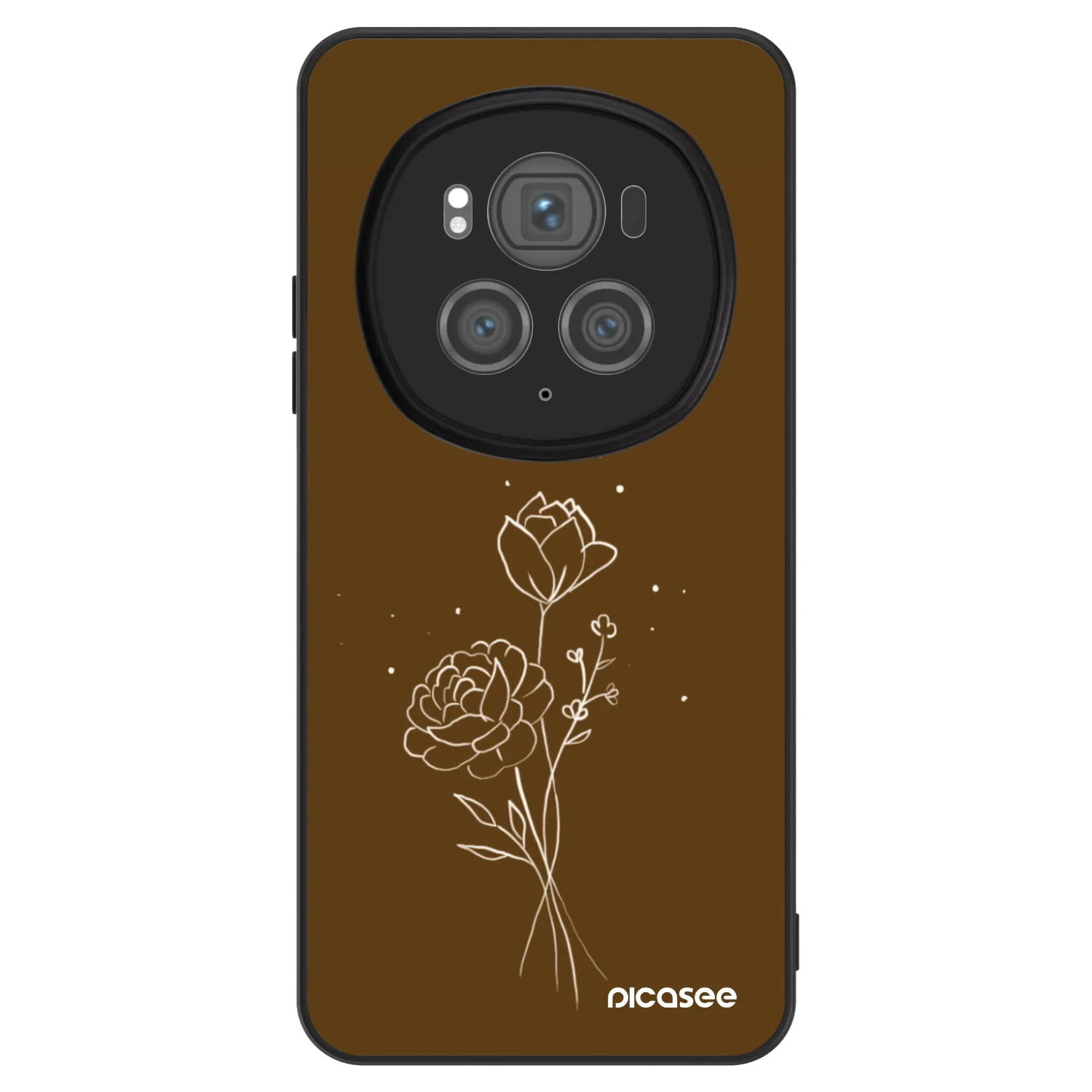 Picasee ULTIMATE CASE pro Honor Magic6 Pro - Brown flowers