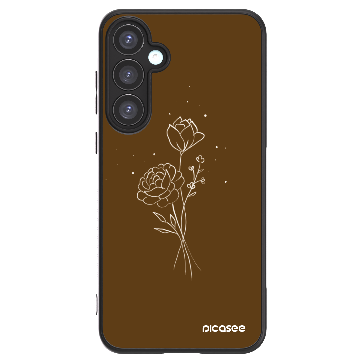 Picasee ULTIMATE CASE pro Samsung Galaxy A55 5G A556B - Brown flowers