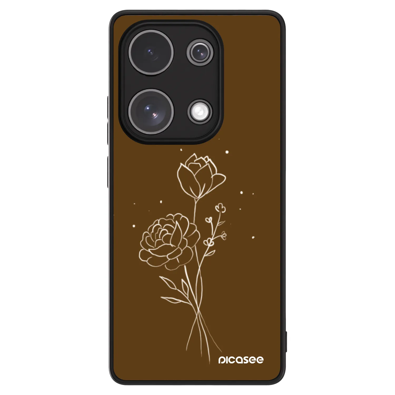 ULTIMATE CASE pro Xiaomi Redmi Note 13 Pro 4G - Brown flowers