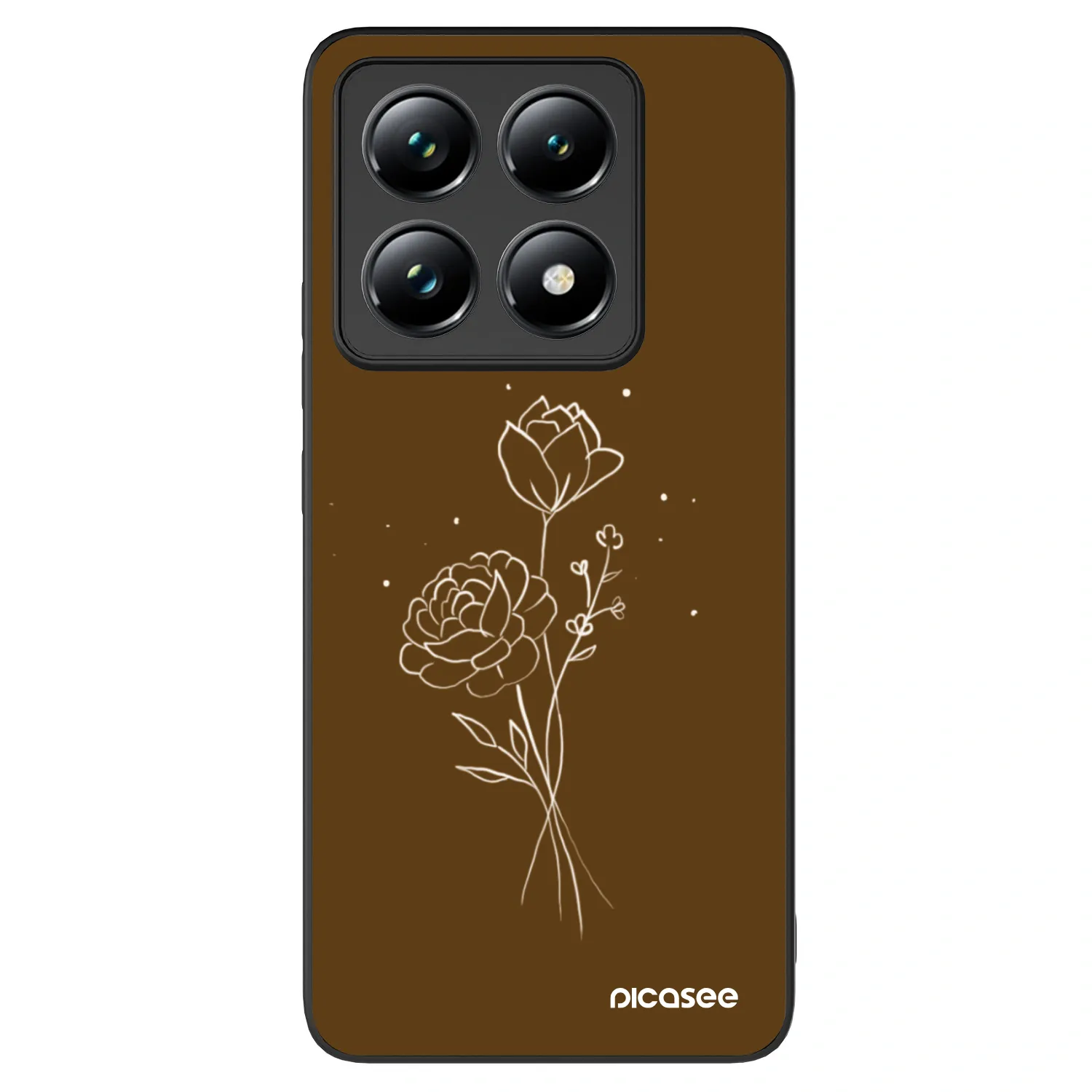 Picasee ULTIMATE CASE pro Xiaomi 14T Pro - Brown flowers
