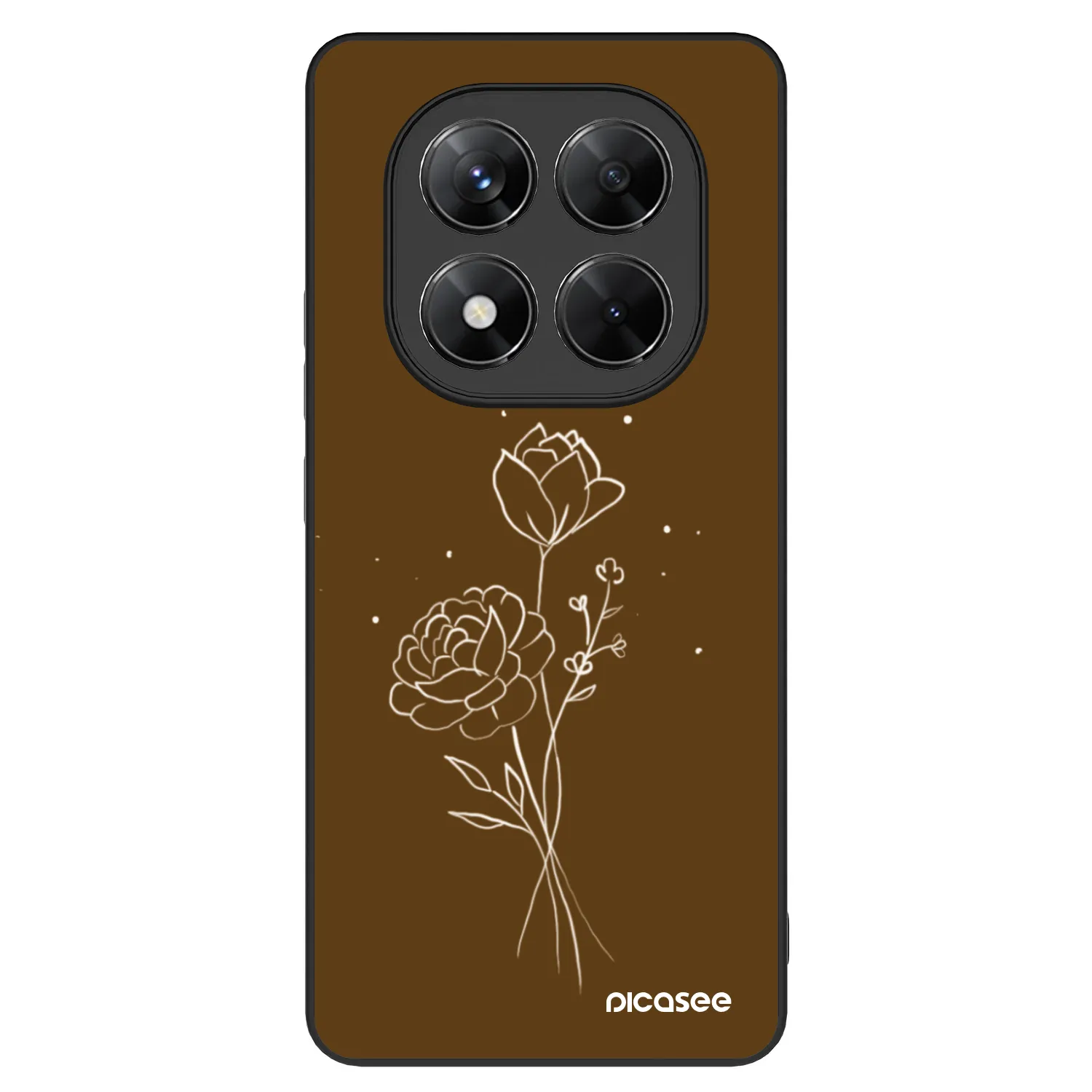 ULTIMATE CASE pro Xiaomi Redmi Note 14 Pro 5G - Brown flowers