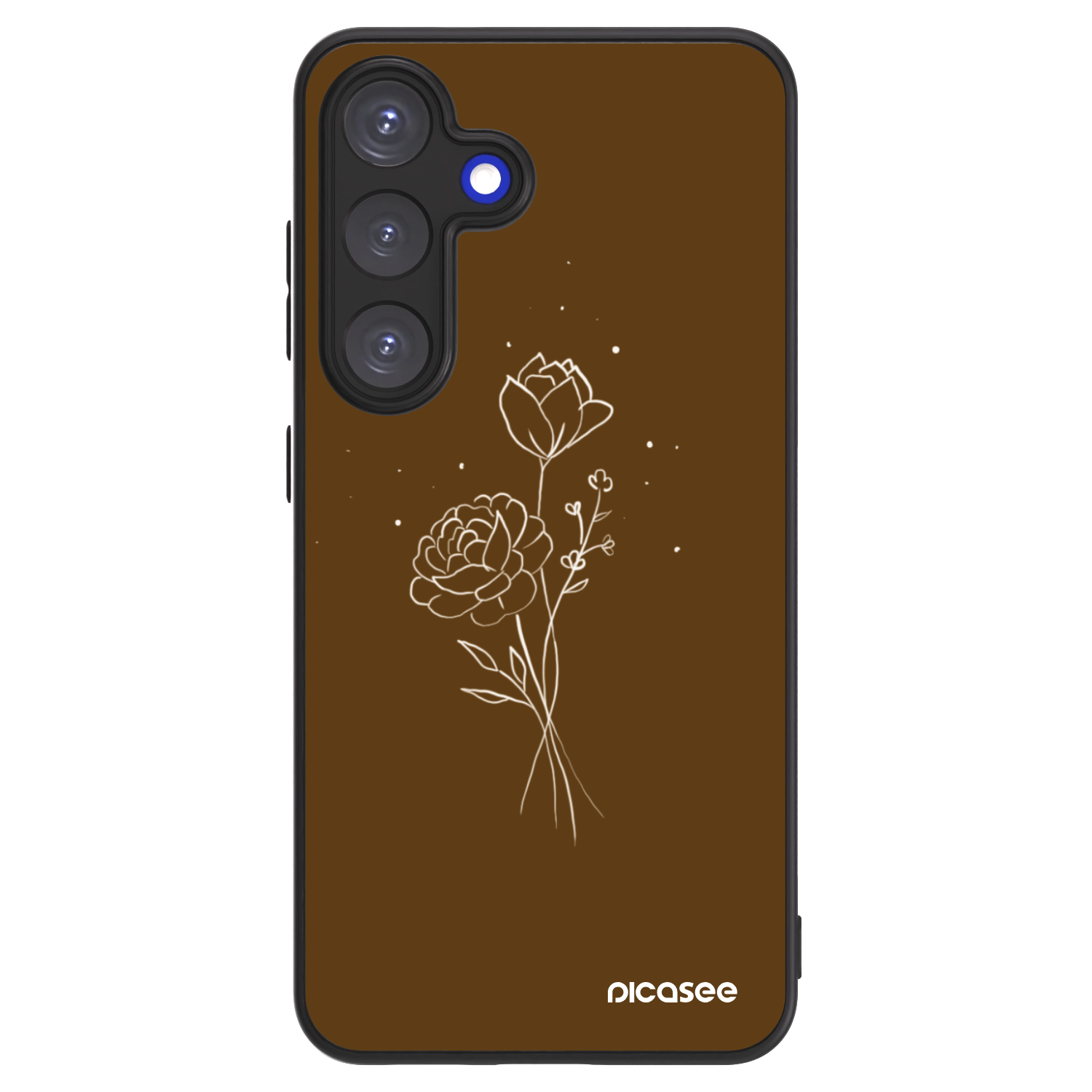 Picasee ULTIMATE CASE pro Samsung Galaxy S25 5G - Brown flowers