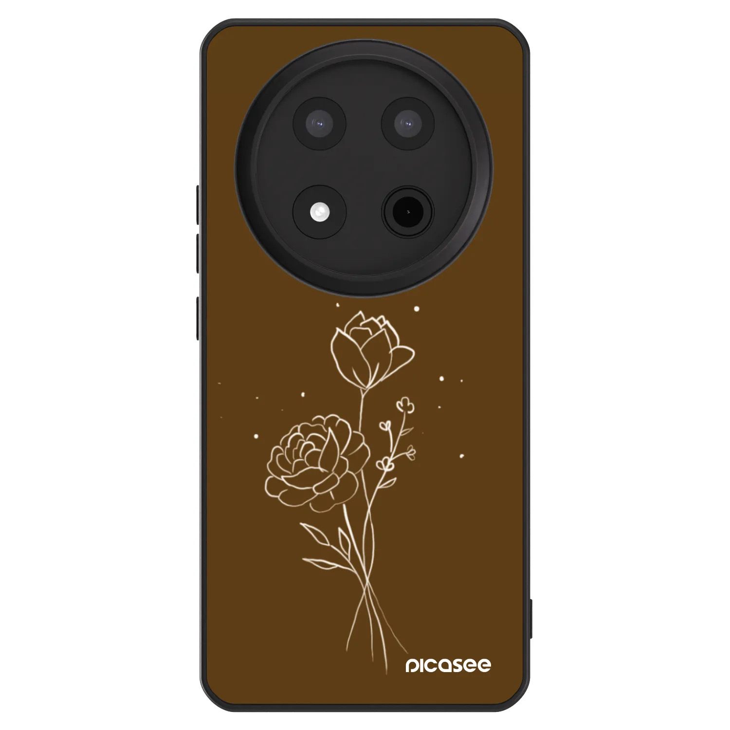 Picasee ULTIMATE CASE pro Honor Magic7 Lite 5G - Brown flowers